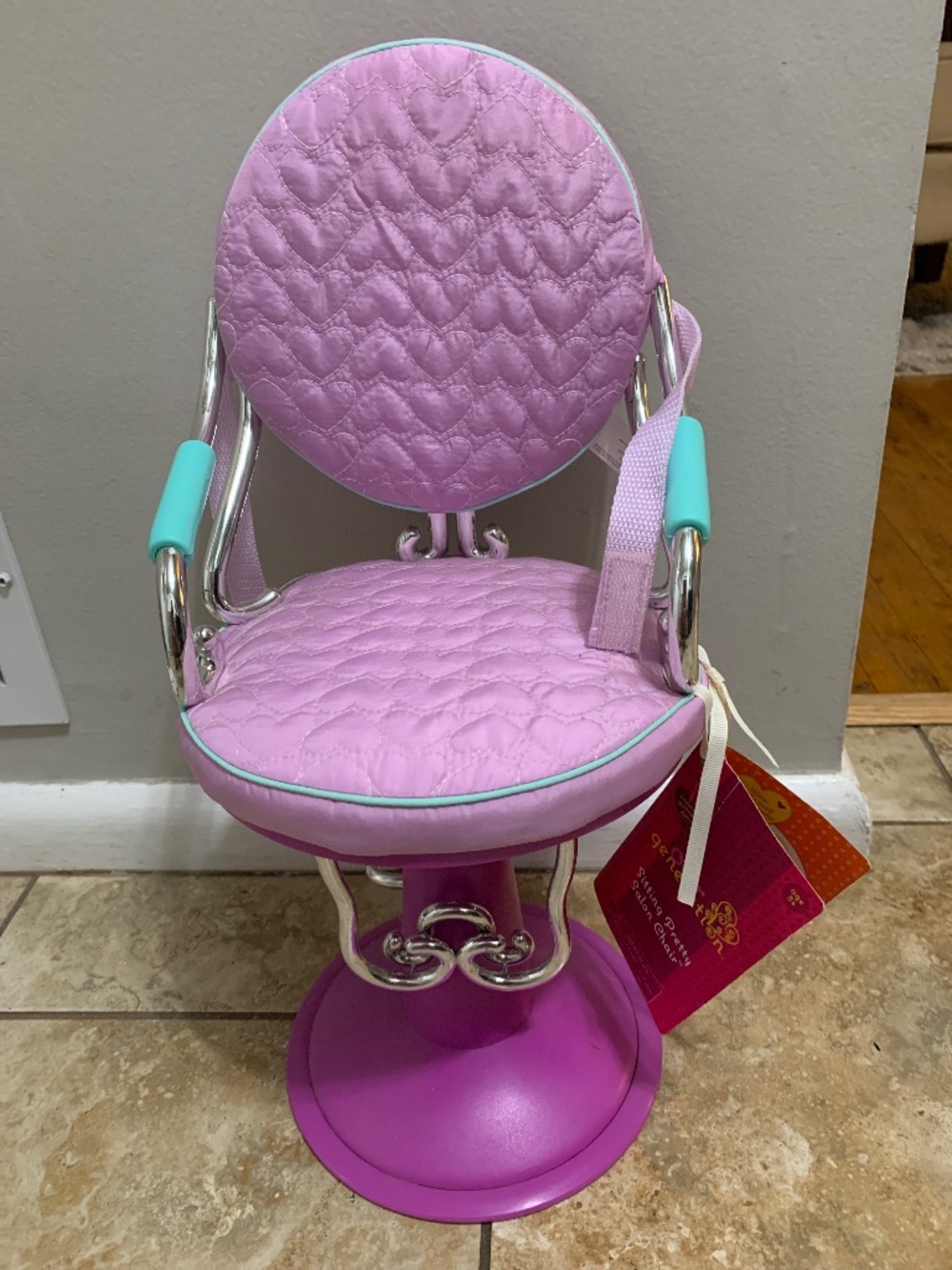 NWT Our Generation sitting pretty salon chair